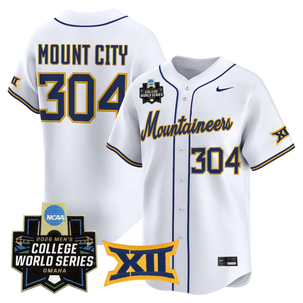 Men's West Virginia Mountaineers 2026 World Series Vapor Premier Limited Jersey V2 - All Stitched