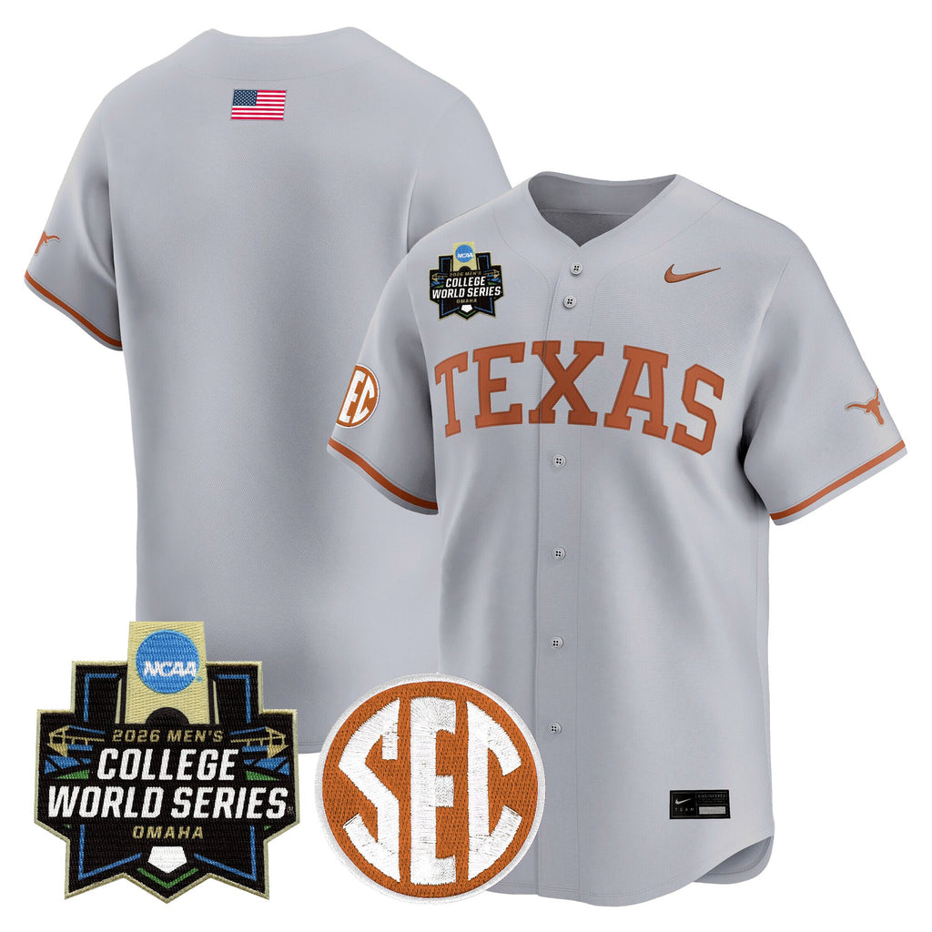 Men's Texas Longhorns 2026 World Series Vapor Premier Limited Jersey V2 - All Stitched