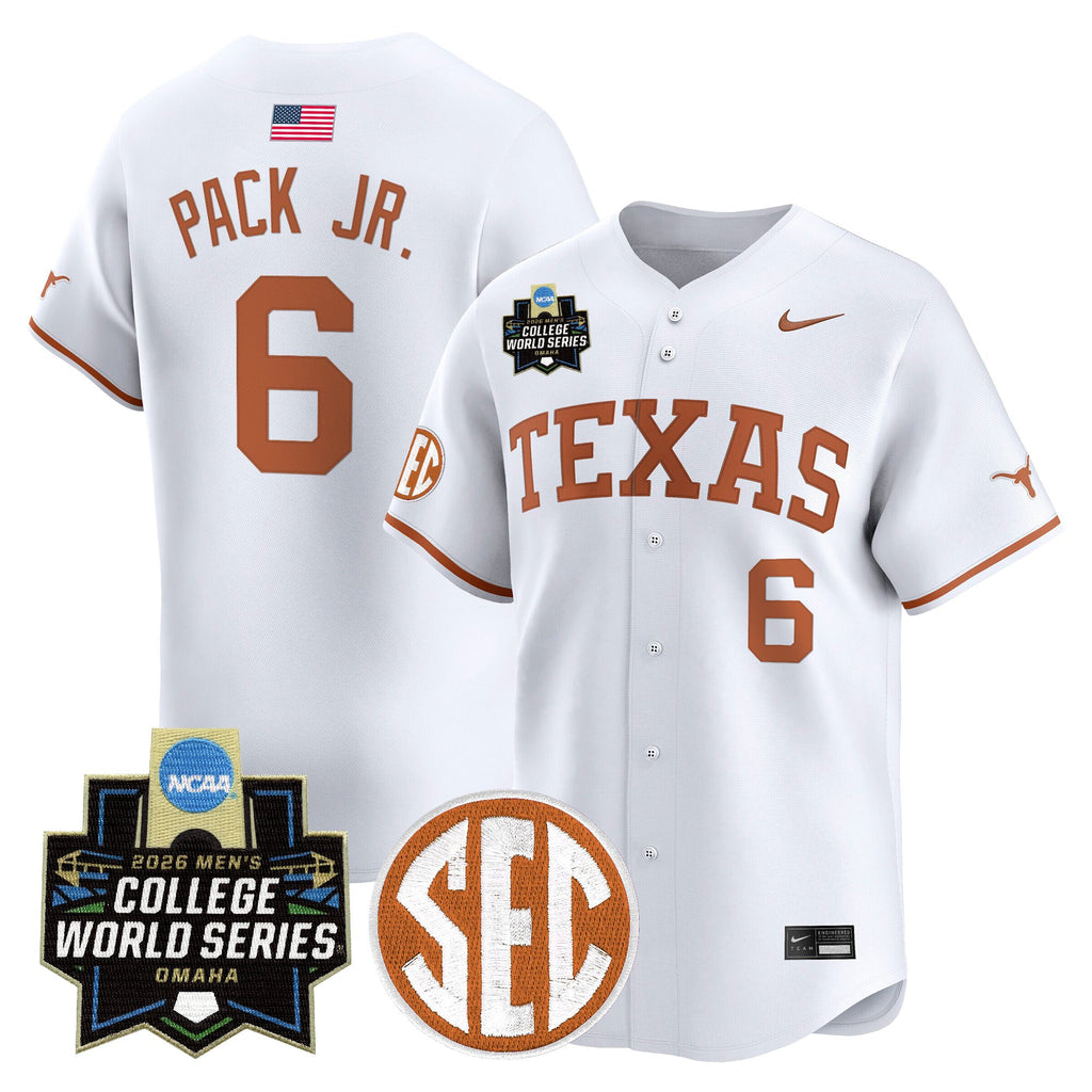 Men's Texas Longhorns 2026 World Series Vapor Premier Limited Jersey V2 - All Stitched