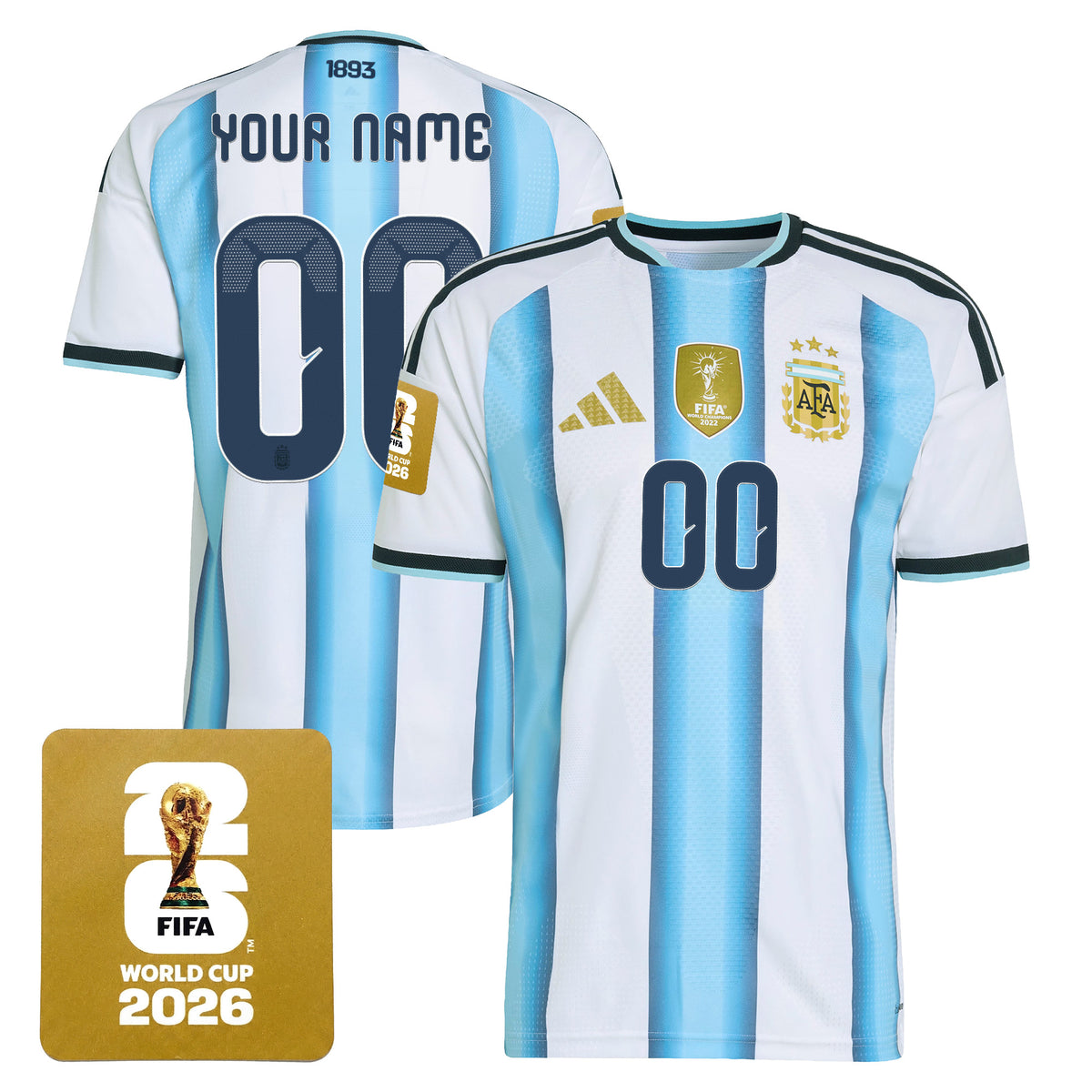 Argentina 2026 National Team Custom Jersey