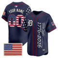Detroit Tigers "America250 Edition" Vapor Premier Limited Custom Jersey V2 - All Stitched