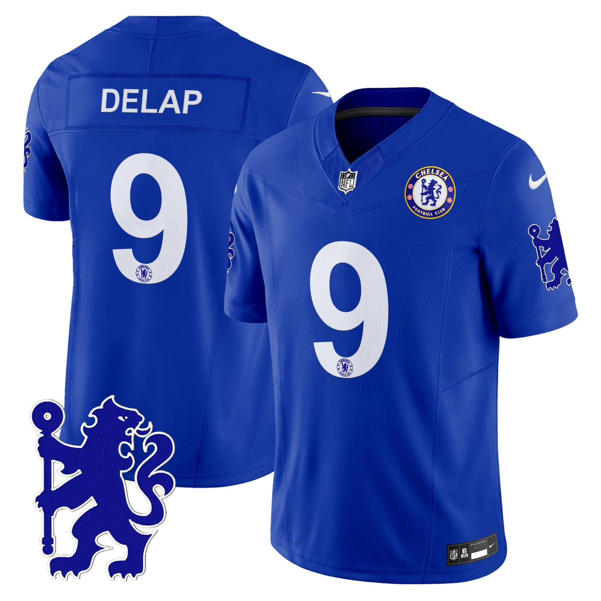 Men's Chelsea 2025 Soccer x Football Vapor Limited Jersey - All stitched